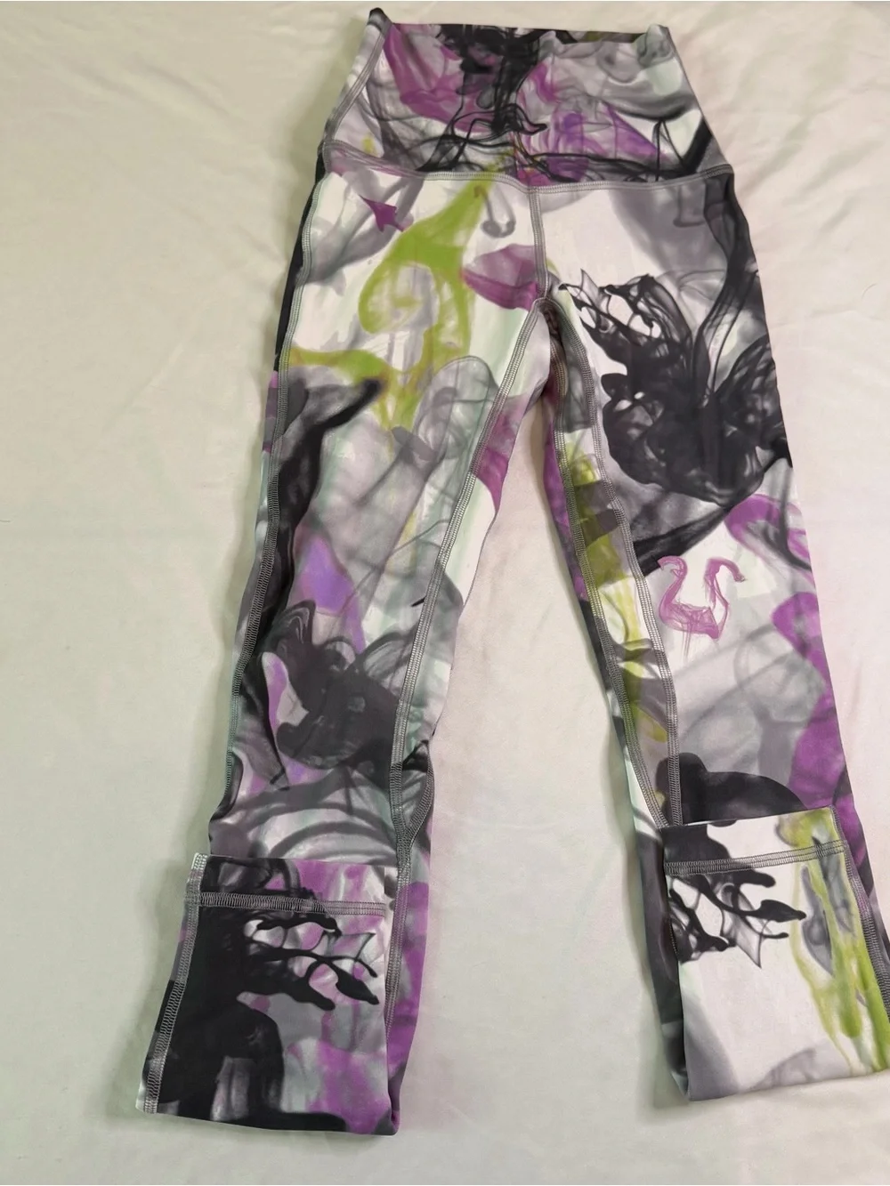 Lululemon Align High-Rise Athletic Leggings 28” Throwback Print Size 0 Yoga Gym